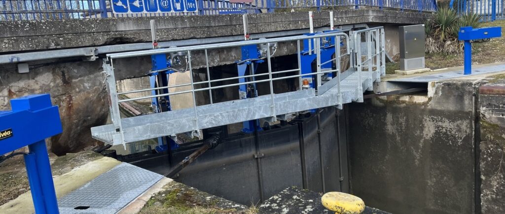 Modernisation des organes de manœuvre sur le Canal de la Marne au Rhin Est